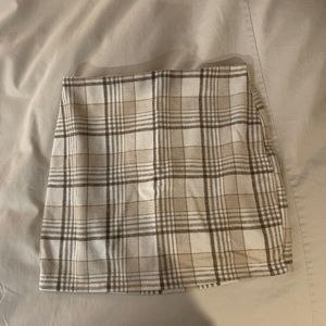 Shein checkered skirt